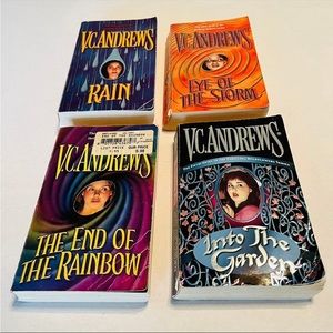 V.C. Andrews book bundle of 4 (four) thriller suspense fiction books 80s 90s Y2K